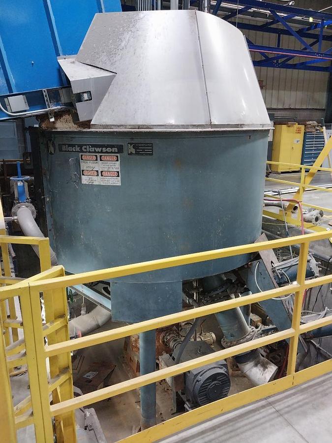 Used BLACK CLAWSON 12' DIA. HYDRAPULPER S/S W/ CONVEYOR