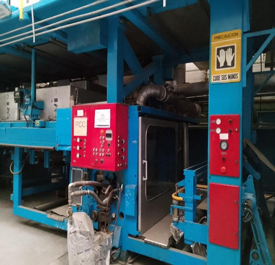 Used 50" (1280mm) WIDE POLYTYPE SWISS POLYNORM II COATER LAMINATOR - ALUMINUM, PAPER & FILM