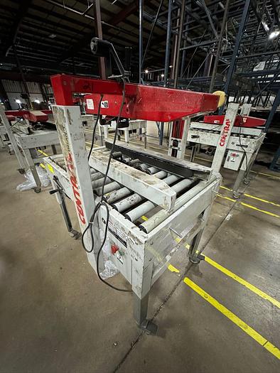 Used CENTRAL CP-322U CASE TAPER CARTON SEALER SYSTEM