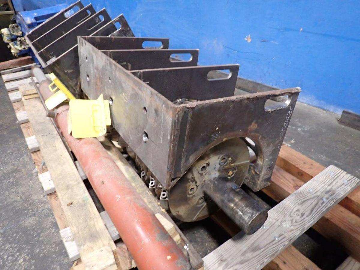 Used 63" GRANUTECH SATURN ROTO-GRIND MODEL M160H SINGLE SHAFT SHREDDER 200 HP