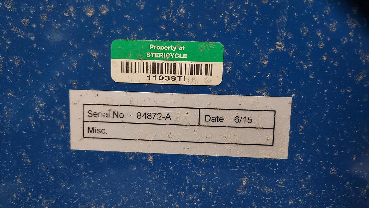 Used 55" WIDE ENSIGN HYDRAULIC BOX DUMPER MFG 2015