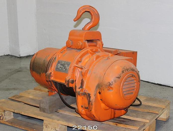 Used YALE 606H ELECTRIC HOIST 3-TON
