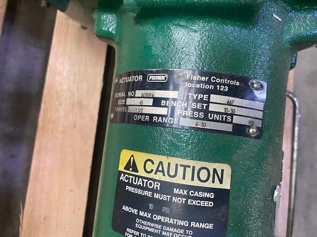Used Fisher Control Valve