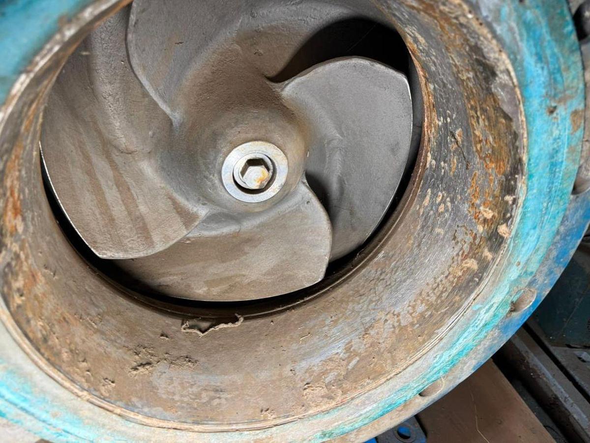 Used GOULDS 3175L SIZE 10X12-22 PUMP 316 STAINLESS STEEL