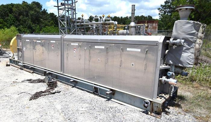 Used FKC MODEL SHX - 800 X 6000L SCREW PRESS 316 SS