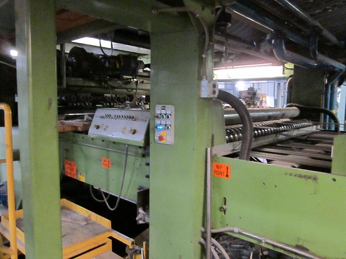 Used 80" PASABAN MODEL KST-2200 DUAL ROTARY KNIFE SHEETER DRIVE UPGRADE 2010