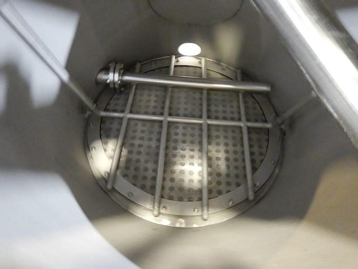 Used 500 GALLON 316 S/S TANK 5' DIA. X 4' STRAIGHT SIDE