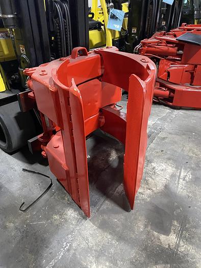 Used 12,000 POUND CAPACITY HYSTER S120FT-PRS FORKLIFT WITH 60" ROLL CLAMP MANUFACTURED 2018