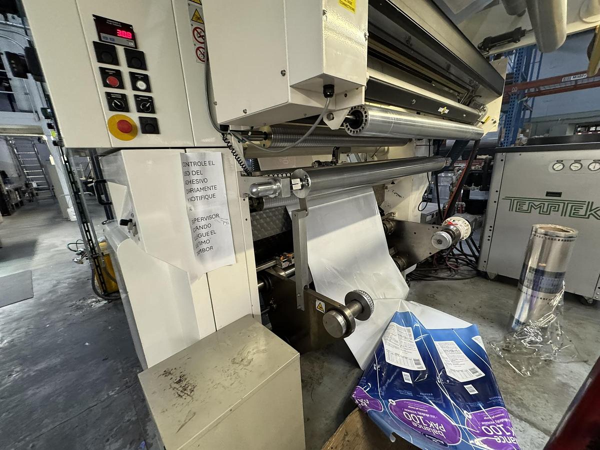 Used 59" WIDE NORDMECCANICA SUPER SIMPLEX 1500 SOLVENTLESS LAMINATOR - MFG 2012