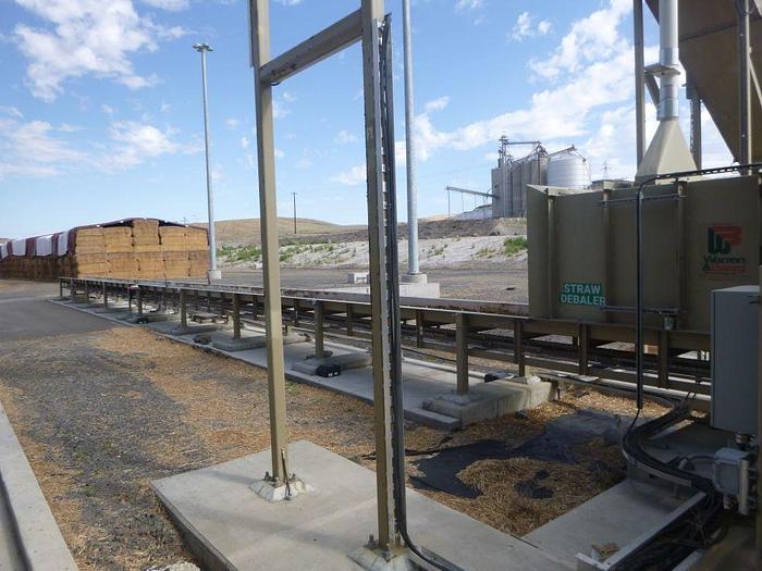 Used WARREN & BAERG MFG GRINDING AND METERING SYSTEM FOR STRAW RECYCLING