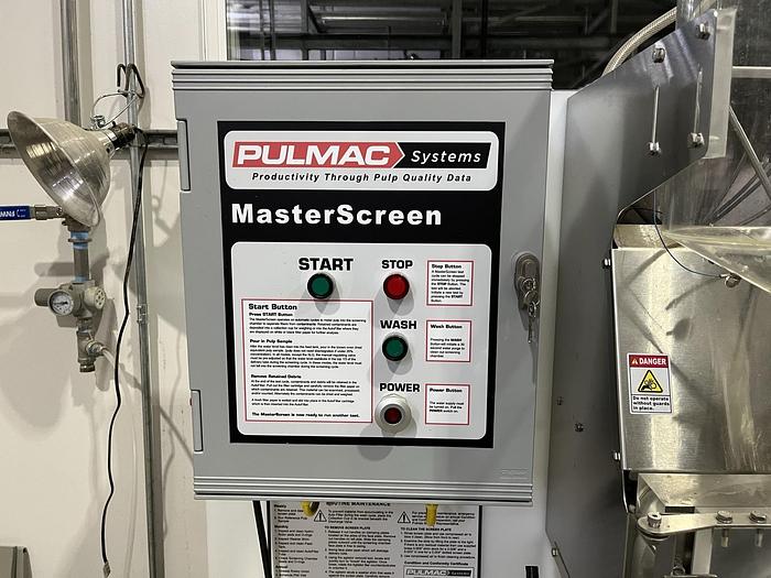 Used PULMAC MASTERSCREEN LOW CONSISTENCY SCREENING DEVICE MODEL MS-134 MANUFACTURED 2021
