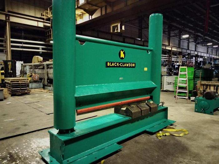 Used BLACK CLAWSON SIZE 72 DiA. X 84  WIDE PAPER ROLL SPLITTER WITH 20 HP - PENDING