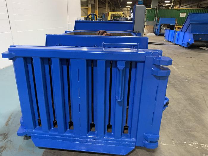 Used EXCEL MODEL EX-62 TWIN CYLINDER CLOSED DOOR BALER WITH CONVEYOR