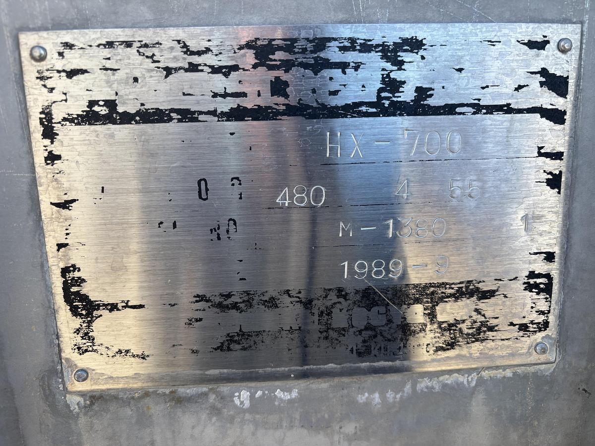 Used FKC MODEL SHX -700 DEWATERING SCREW PRESS S/S