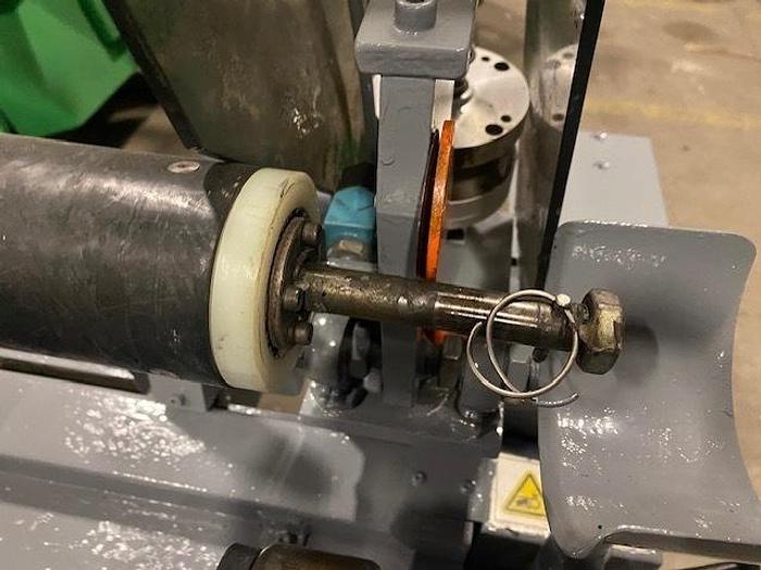 Used 120" WIDE APPLETON MODEL A301 AUTOMATIC CORE CUTTER 2HP - 3" CORE DIAMETER