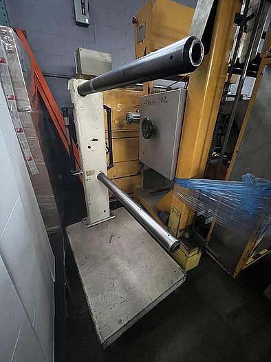 Used 65" WIDE DEACRO MODEL DA-653 DUPLEX CANTILEVERED SLITTER REWINDER