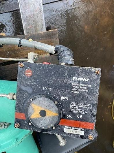 Used DEZURIK HIGH PERFORMANCE BHP STYLE  6" BUTTERFLY CONTROL CONTROL VALVE