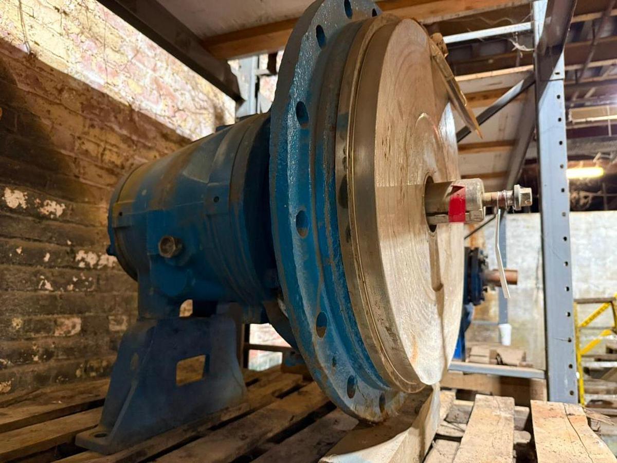 Used GOULDS POWER END PULLOUT PUMP PART 22" 316 STAINLESS STEEL