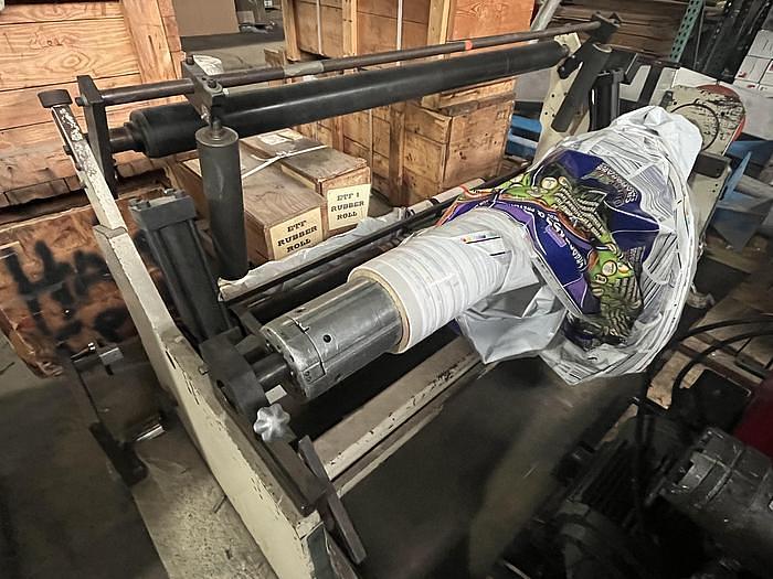 Used 65" WIDE DEACRO MODEL DA-653 DUPLEX CANTILEVERED SLITTER REWINDER