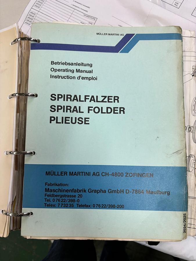 Used 20" MULLER MARTINI PROGRESS 520 ROTARY PRESS