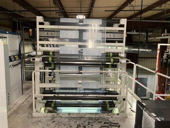 Used 57" WIDE PCMC INFINITY 10 COLOR PRINTING PRESS GEARLESS