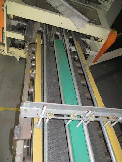 Used 112" BAOSUO BATHROOM TISSUE LINE WITH VTP CARTON ERECTOR, PACKER & VTP 8450 WRAPPER