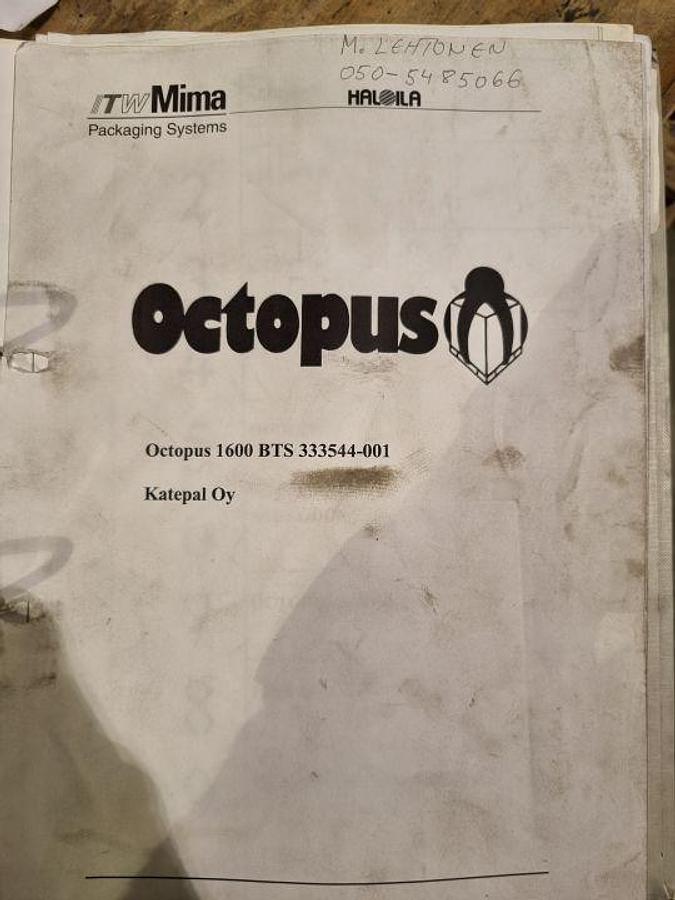Used SIGNODE (HALOILA) OCTOPUS 1600 BTS PALLET WRAPPING LINE