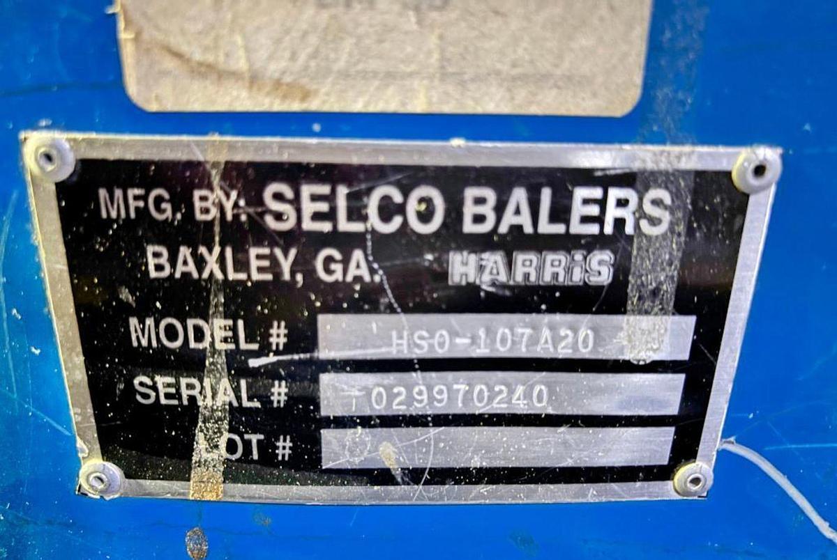 Used SELCO HS0-107A20 HORIZONTAL AUTO TIE BALER