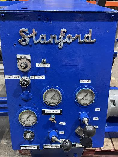 Used 30" WIDE STANFORD MODEL 142-30 DOCTOR MACHINE WITH SCORE SLITTING