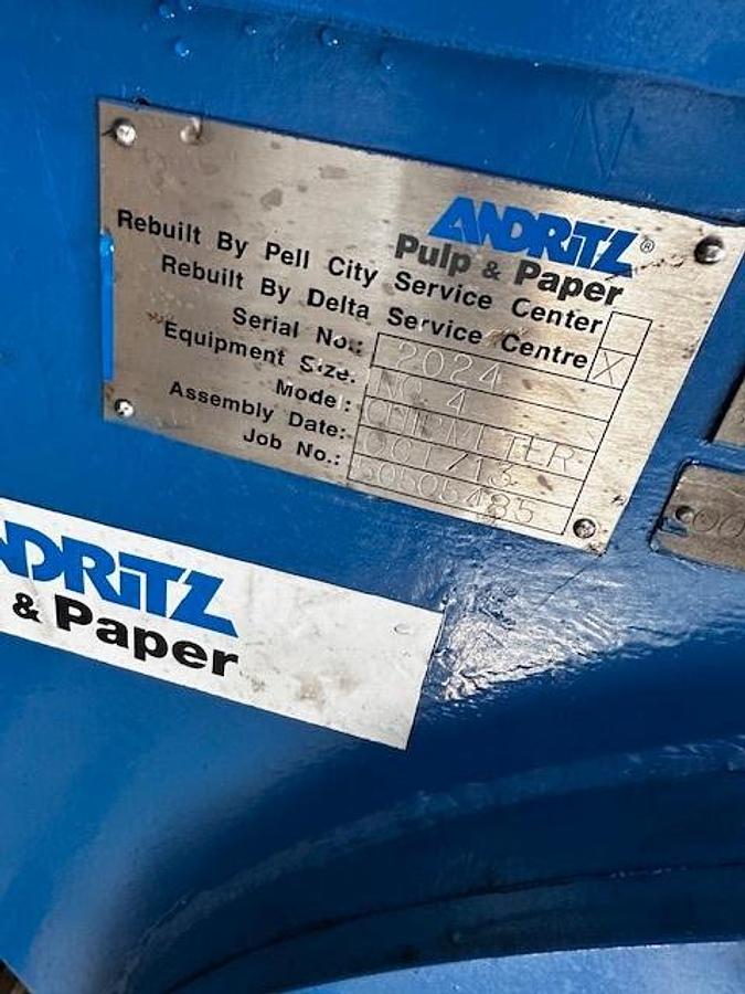 Used ANDRITZ NO. 4 CHIP METER REBUILT