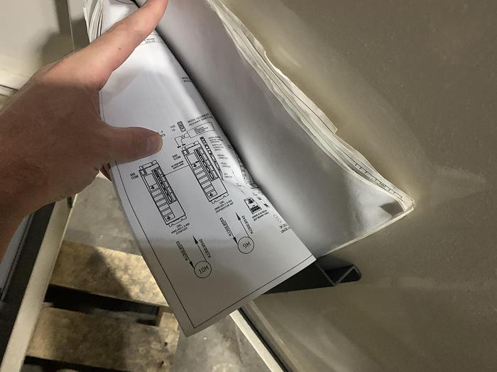 Used 42" ELSNER ENR-1000 AUTOMATIC REWINDER FOR NONWOVEN WIPES 10" REWIND DIAMETER