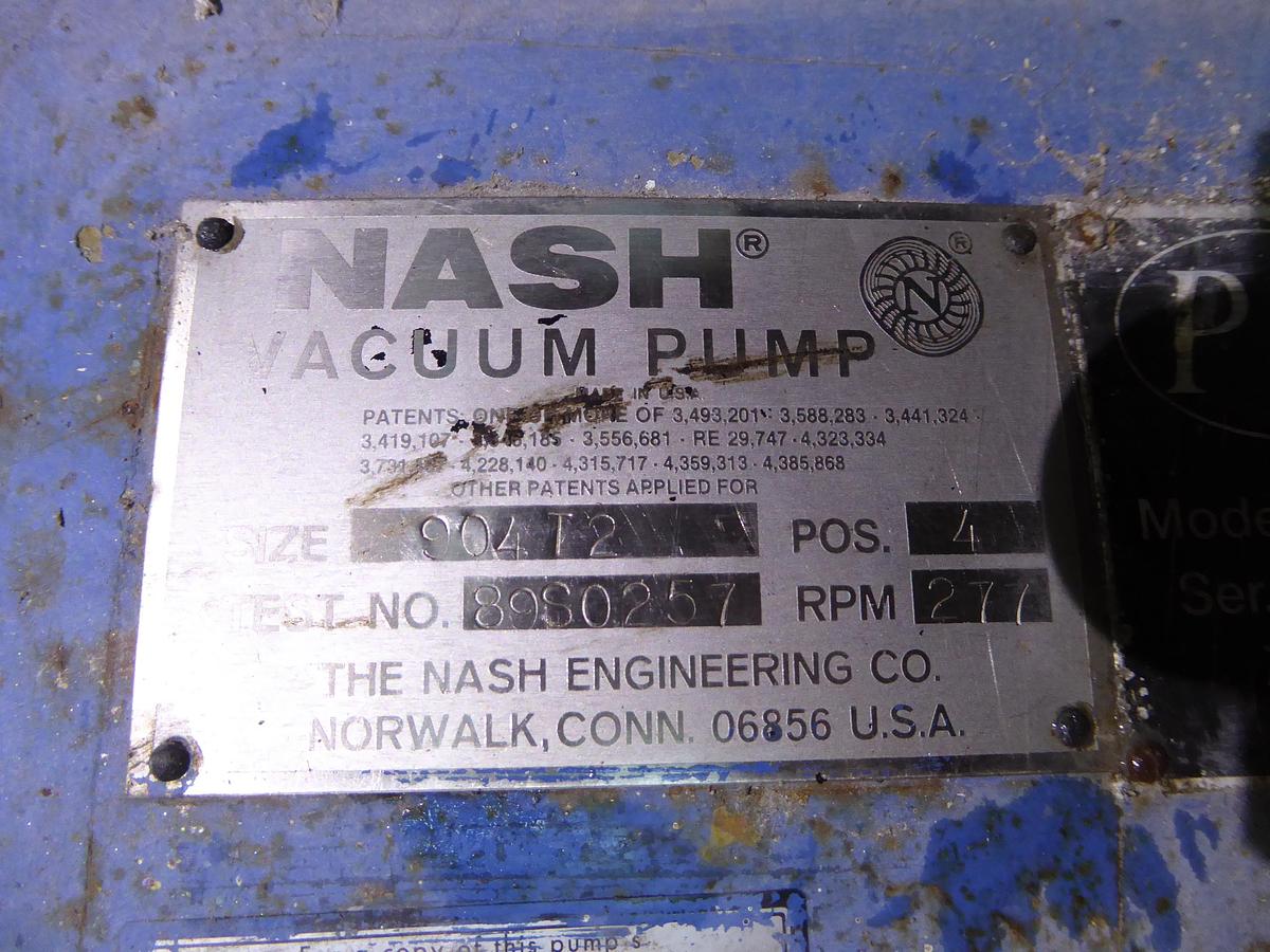 Used NASH MODEL 904 T2 VACUUM PUMP