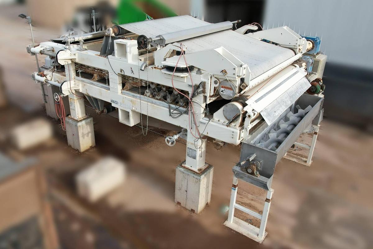 Used 120" WIDE PRESS TECHNOLOGIES HEAVY DUTY 3.0M  WEDGE THICKENER