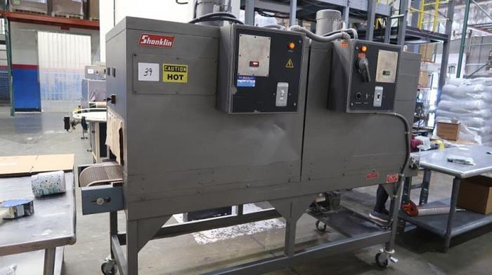 Used SHANKLIN T-72 HIGH SPEED SHRINK TUNNEL 22 INCH WIDE
