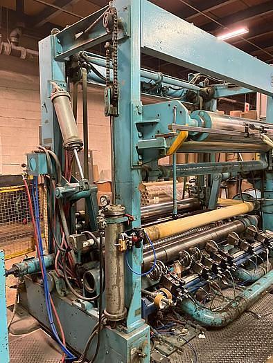 Used 77" WIDE JAGENBERG TWO DRUM WINDER 50" REWIND DIAMETER - PENDING SALE