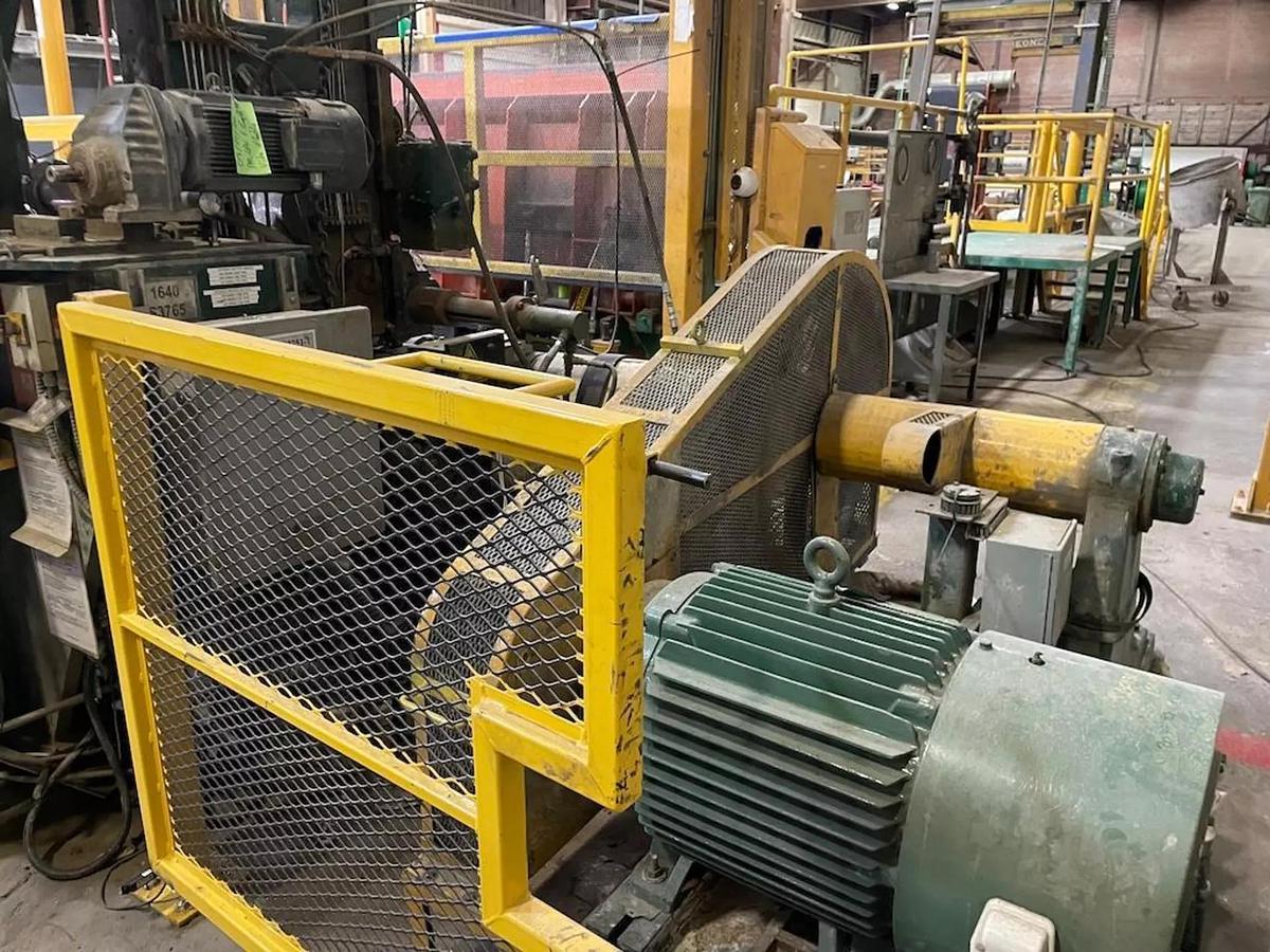 Used 110" FACE LANGSTON MODEL DA TWO DRUM SLITTER REWINDER WITH UPGRADED MARIO COTTA SLITTING SECTION