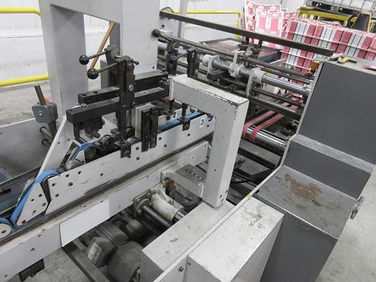 Used BOBST DOMINO 90 MATIC FOLDER GLUER 