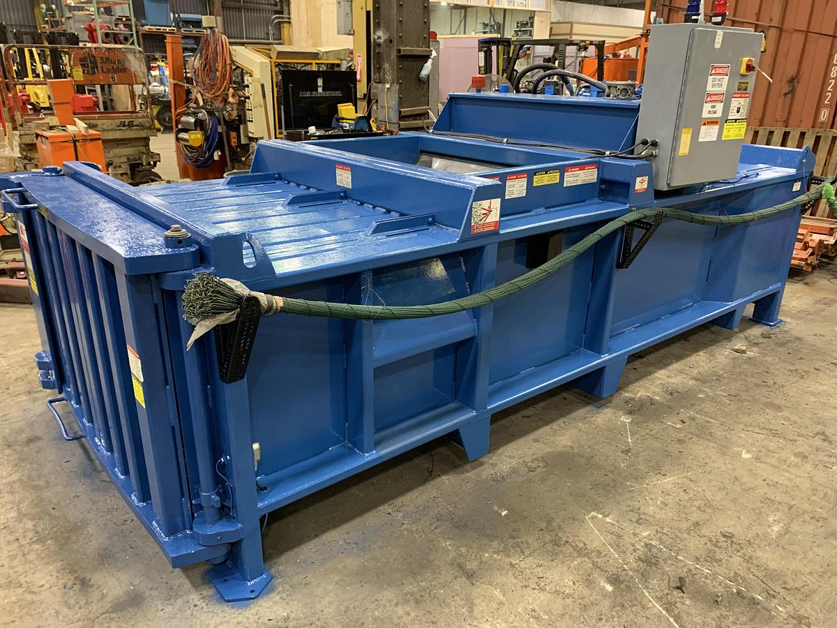 Used EXCEL EX62 CLOSED DOOR BALER 20HP TWIN RAM CYLINDERS