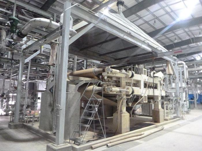 Used 120" REBUILT PRESS TECHNOLOGIES HEAVY DUTY 3.0M  WEDGE THICKENER- SOLD