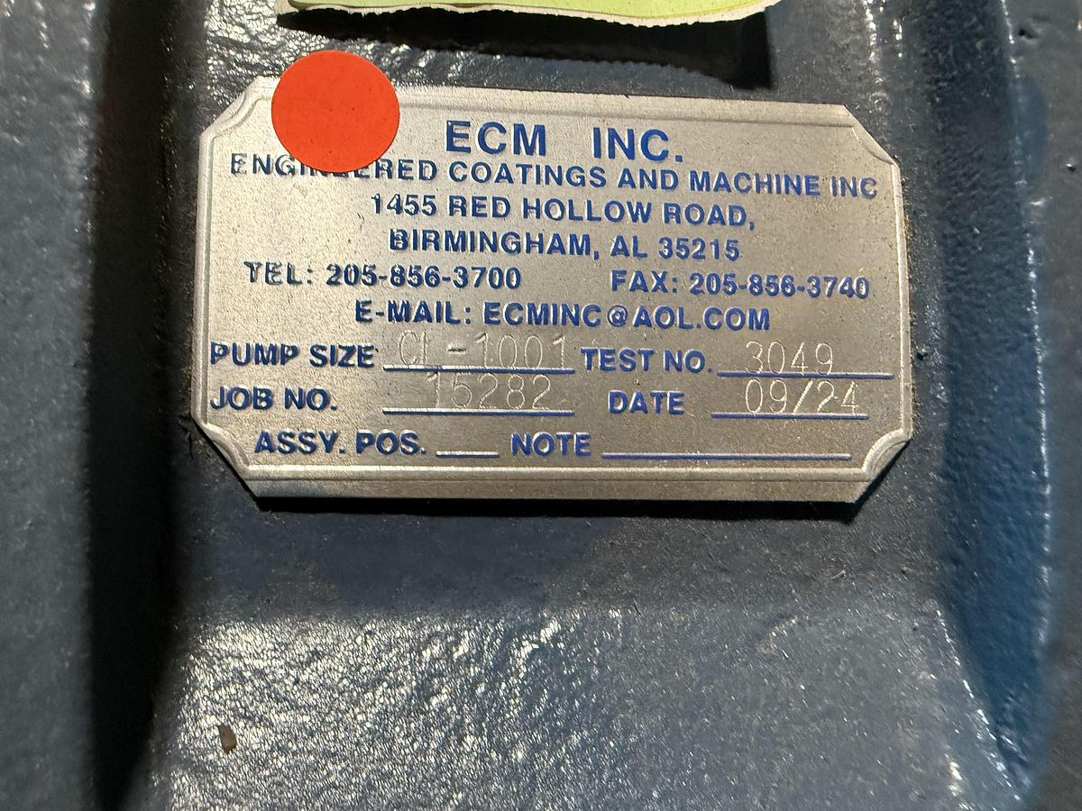 Used NASH CL1001 VACUUM PUMP RECONDITION BY ECM (NEVER USED AFTER RECONDITIONING)
