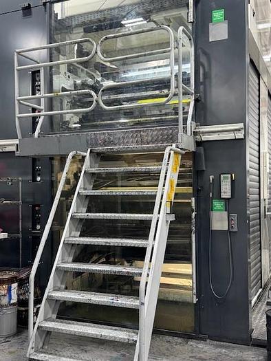 Used 67" WIDE W&H NOVOFLEX 10 COLOR CI PRINTING PRESS - STILL RUNNING