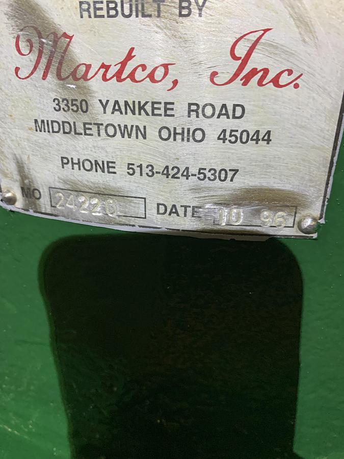 Used MARTCO SIZE 2 HYDRAPULPER GEARBOX