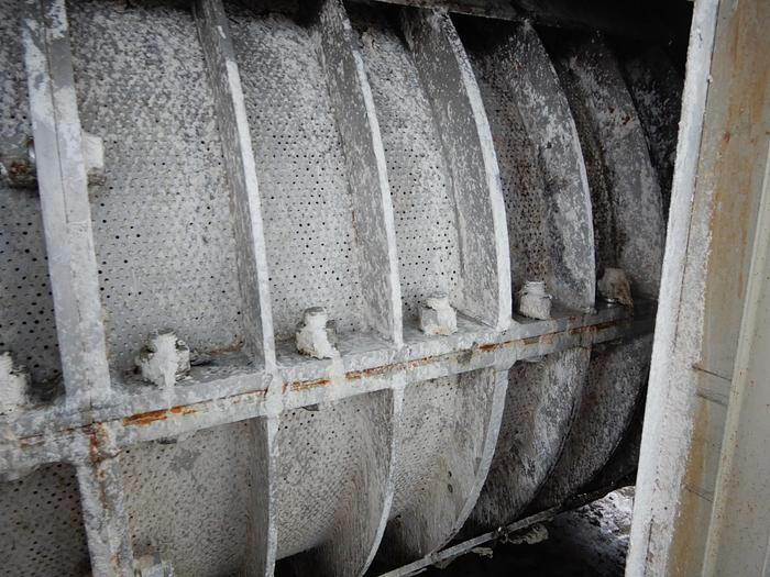 Used FKC SCREW PRESS STAINLESS STEEL MODEL SHX-1200 X 8000L MFG. 2006 PENDING JA 10/30/24