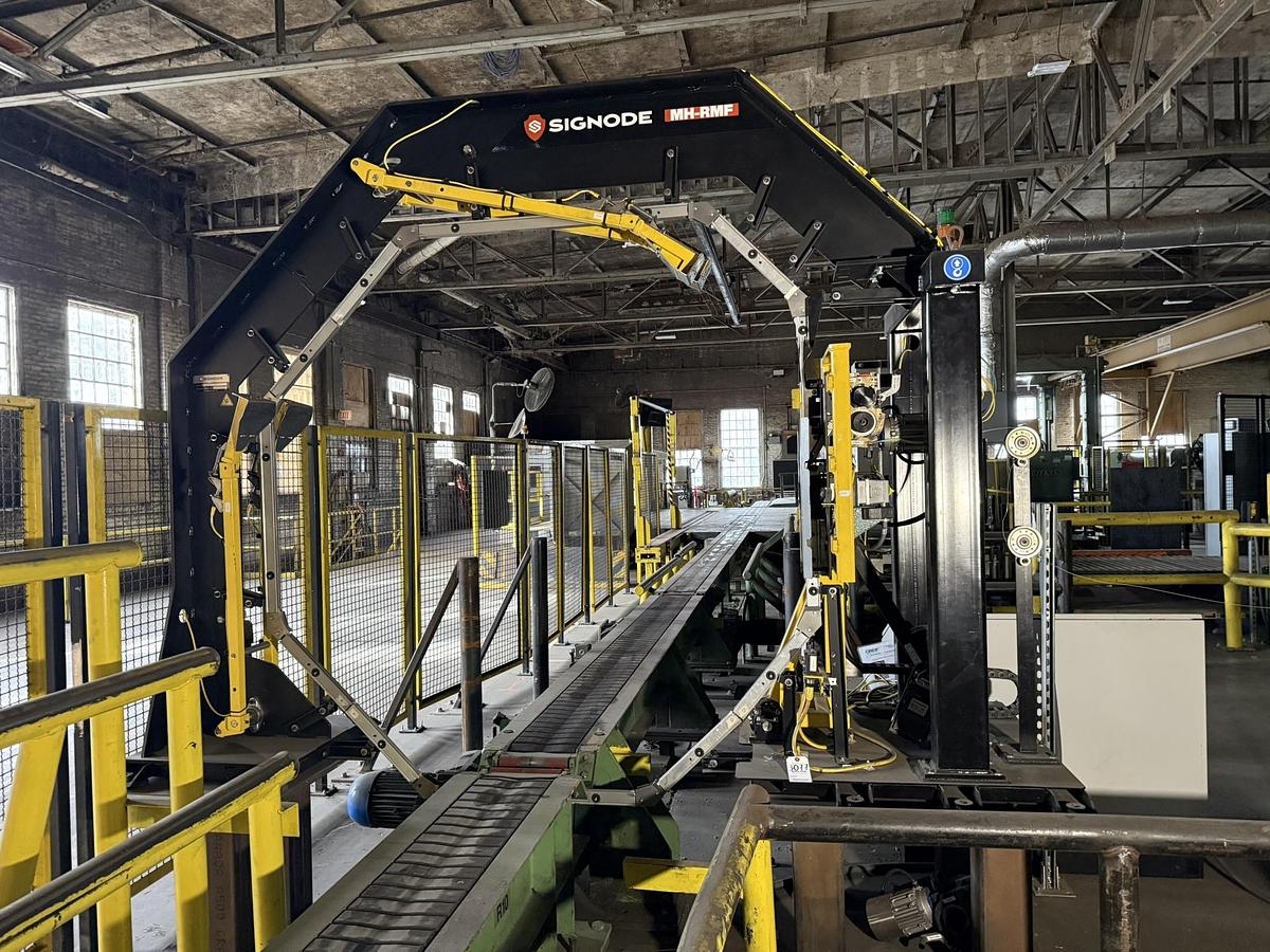 Used SIGNODE MODEL MH-RMF ROLL STRAPPER MANUFACTURED 2022