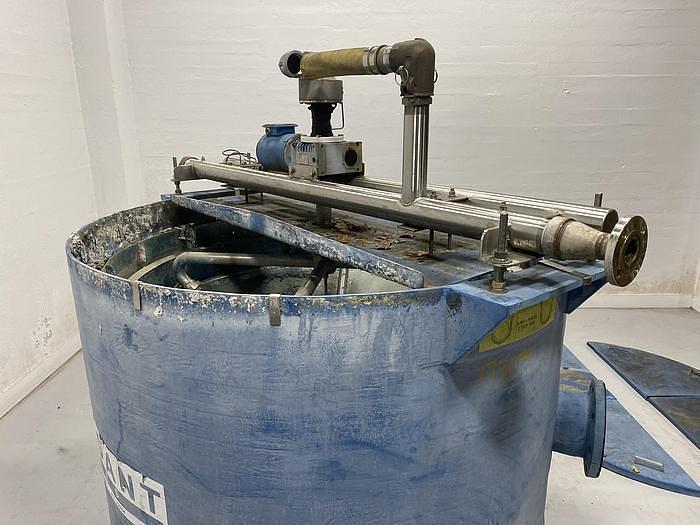 Used KADANT MODEL AES 4015 6'  dia. GRAVITY STRAINER   1 HP MOTOR