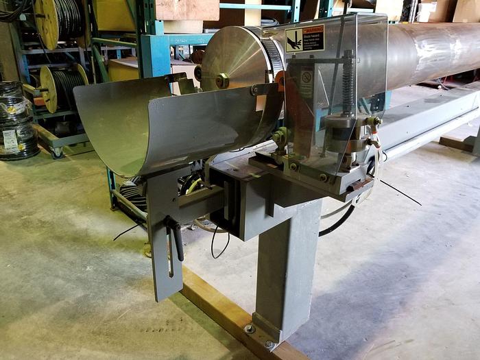 Used 90" WIDE APPLETON S-210 CORE CUTTER 2HP