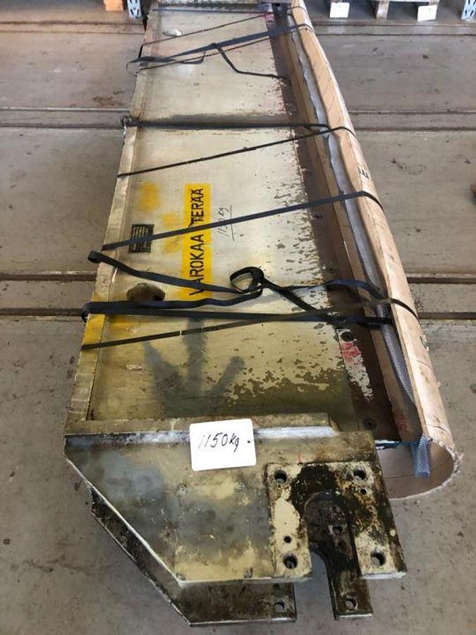 Used 118" (3000mm) WIDE JYLHAVAARA GUILLOTINE ROLL SPLITTER 60" DIAMETER