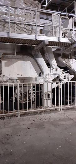 Used 122" (3120mm) TRIM CRESCENT FORMER TISSUE MACHINE