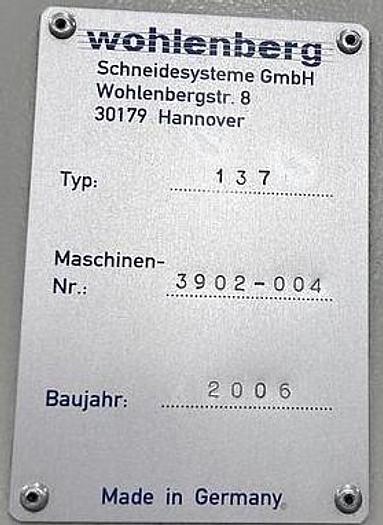 Used 2006 WOHLENBERG 137