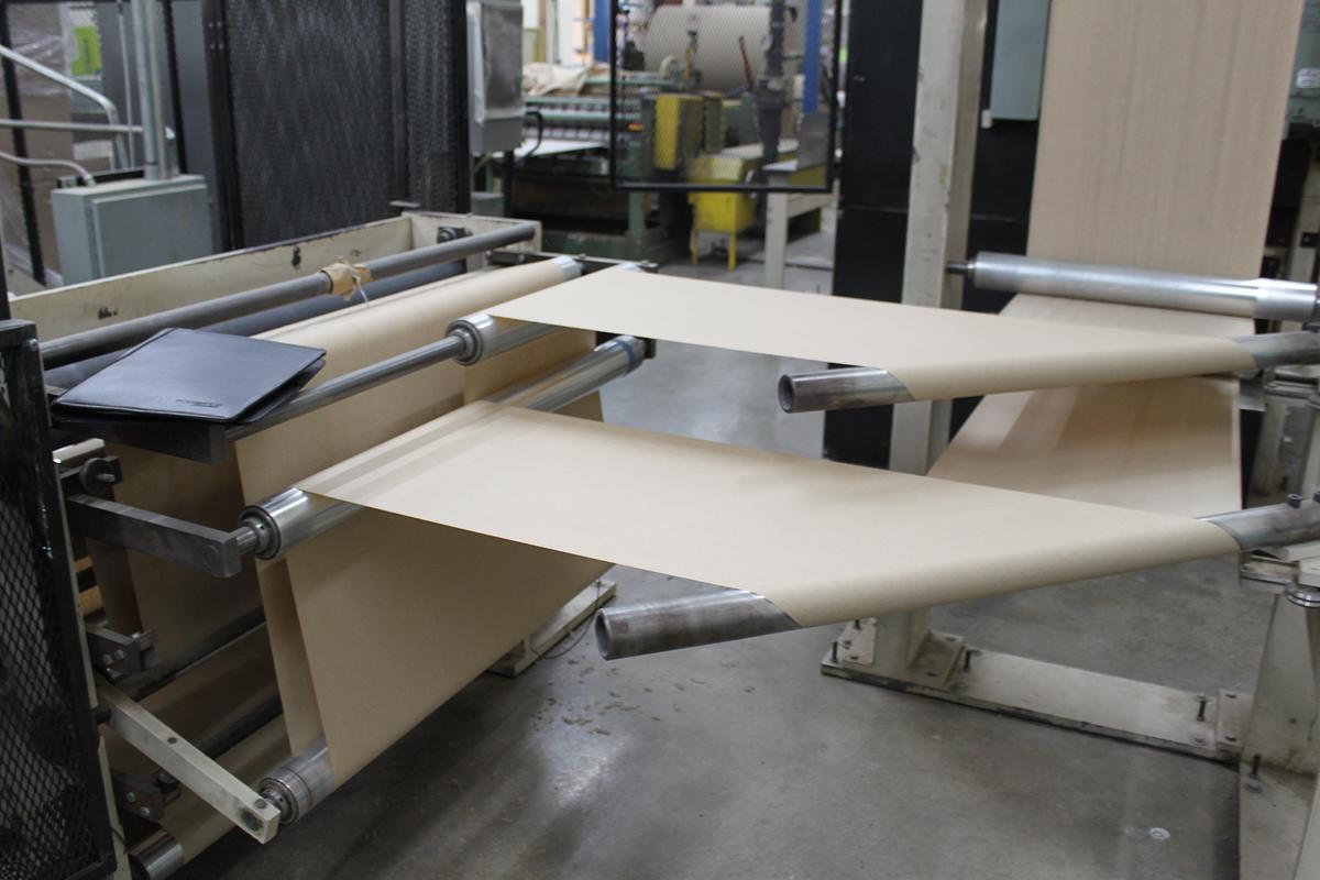 Used 37" WIDE GREENBAY ENGINEERING SINGLE FOLD DISPENCER TOWEL WITH BRETTING BANDER